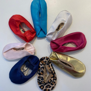 Sapatilha de ballet em cetim