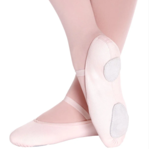 Sapatilha de Ballet Meia - Ponta Sola Dividida em Lona